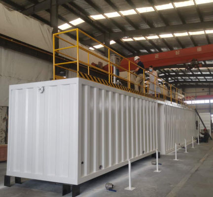 MBR Containerized integrou a planta de canalização do equipamento do tratamento de esgotos