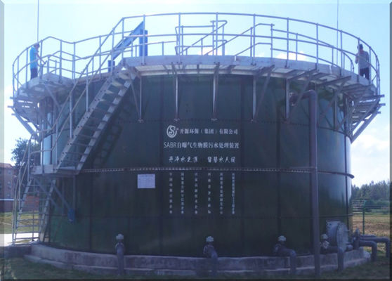 Projeto do tratamento da água de água de esgoto do sistema de tratamento de águas residuais do recurso MBR SBR